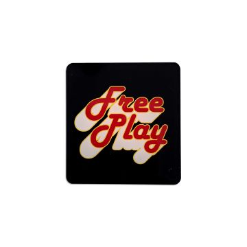 Bally Coin Door Price Plate - Free Play Style #1